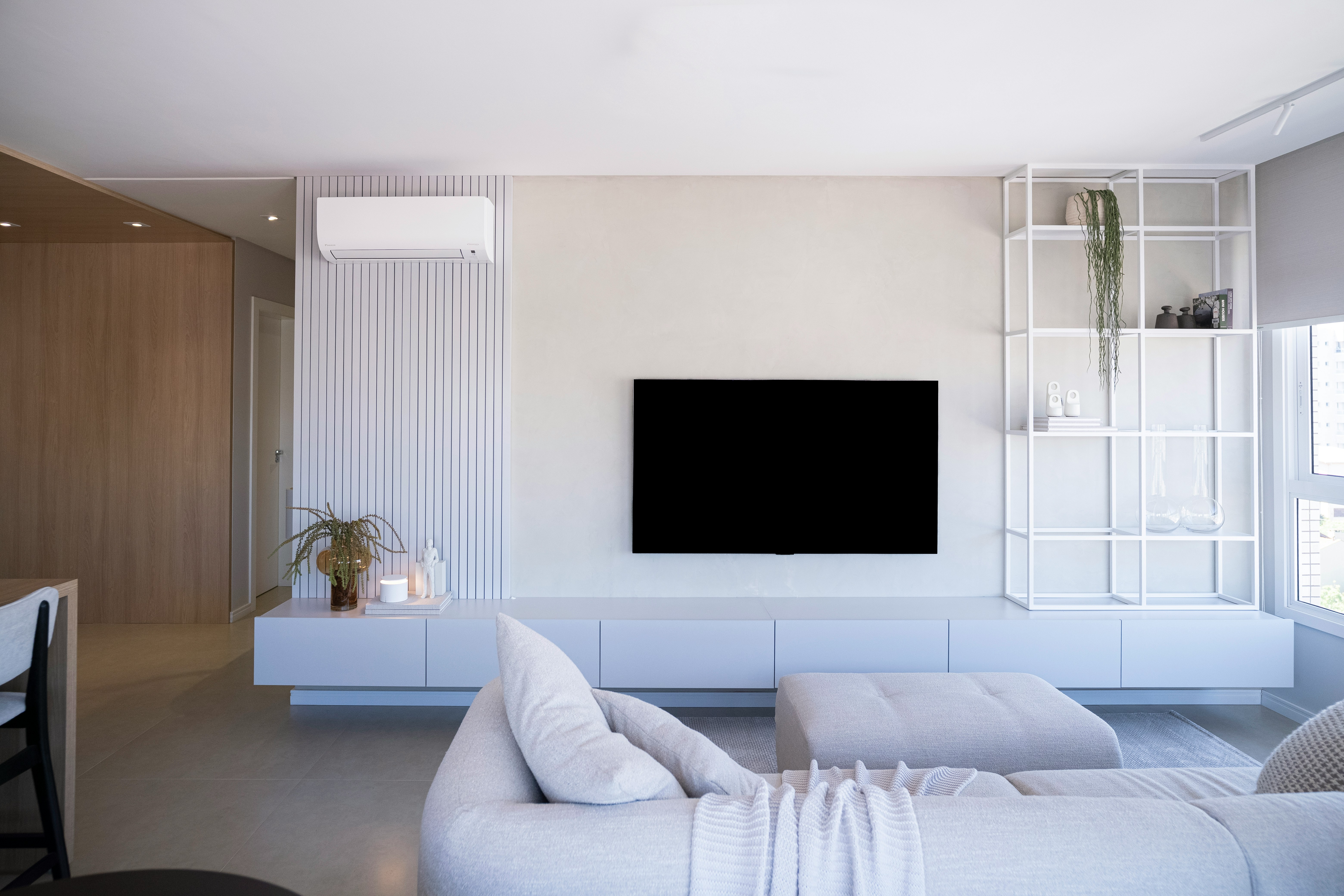 Media wall interior