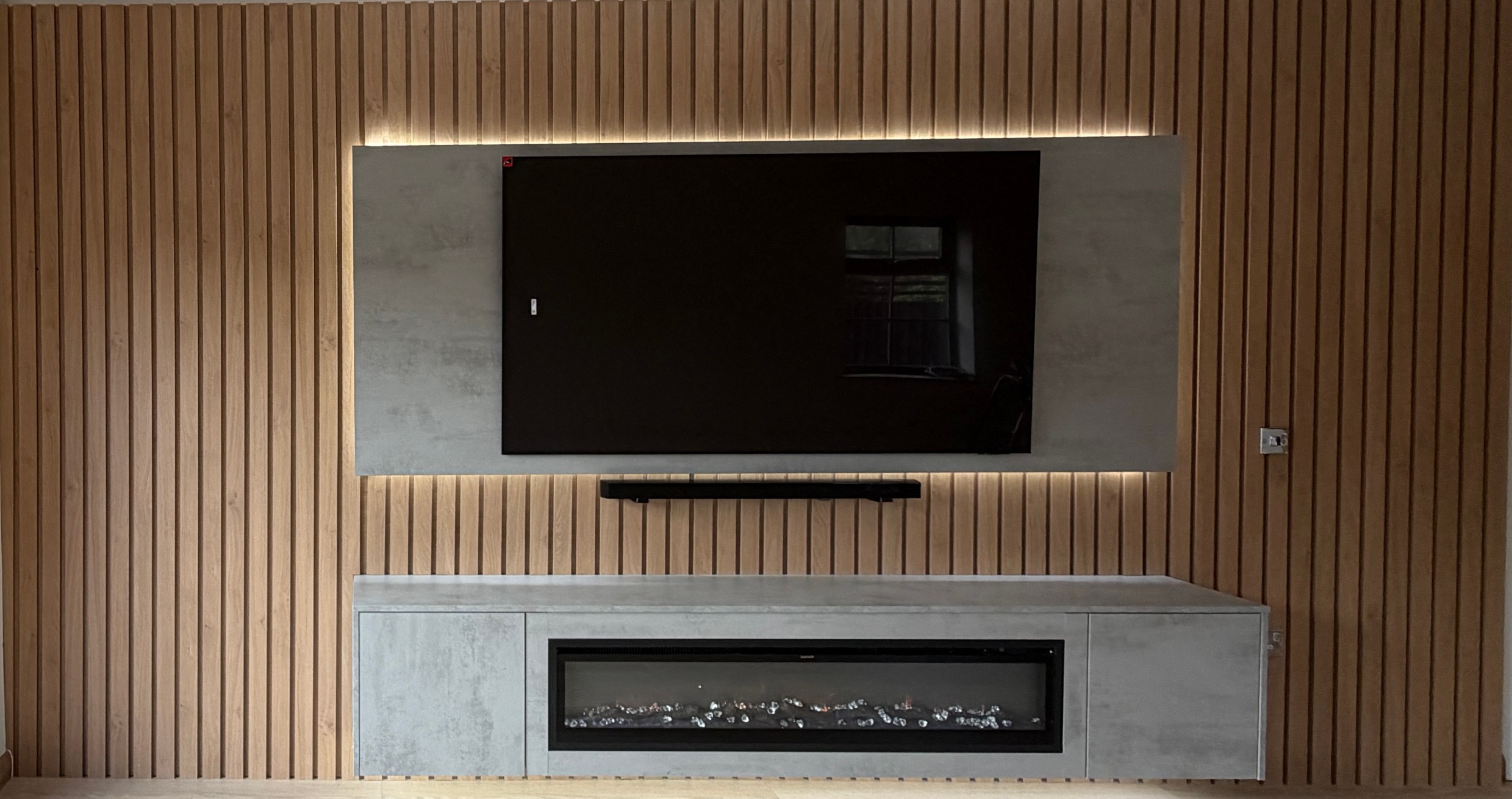 Media wall storage solution
