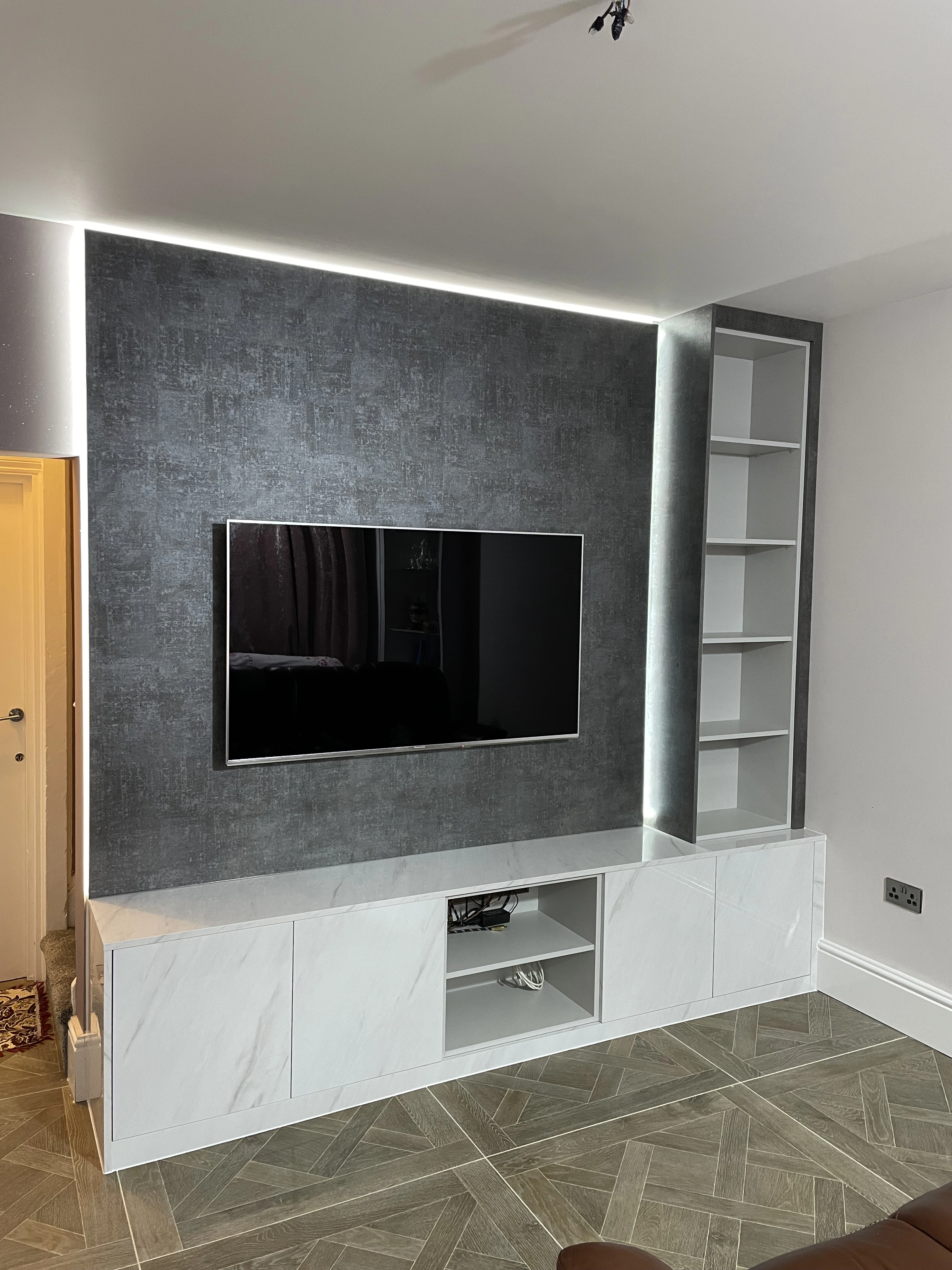 Bespoke media wall project, project 4
