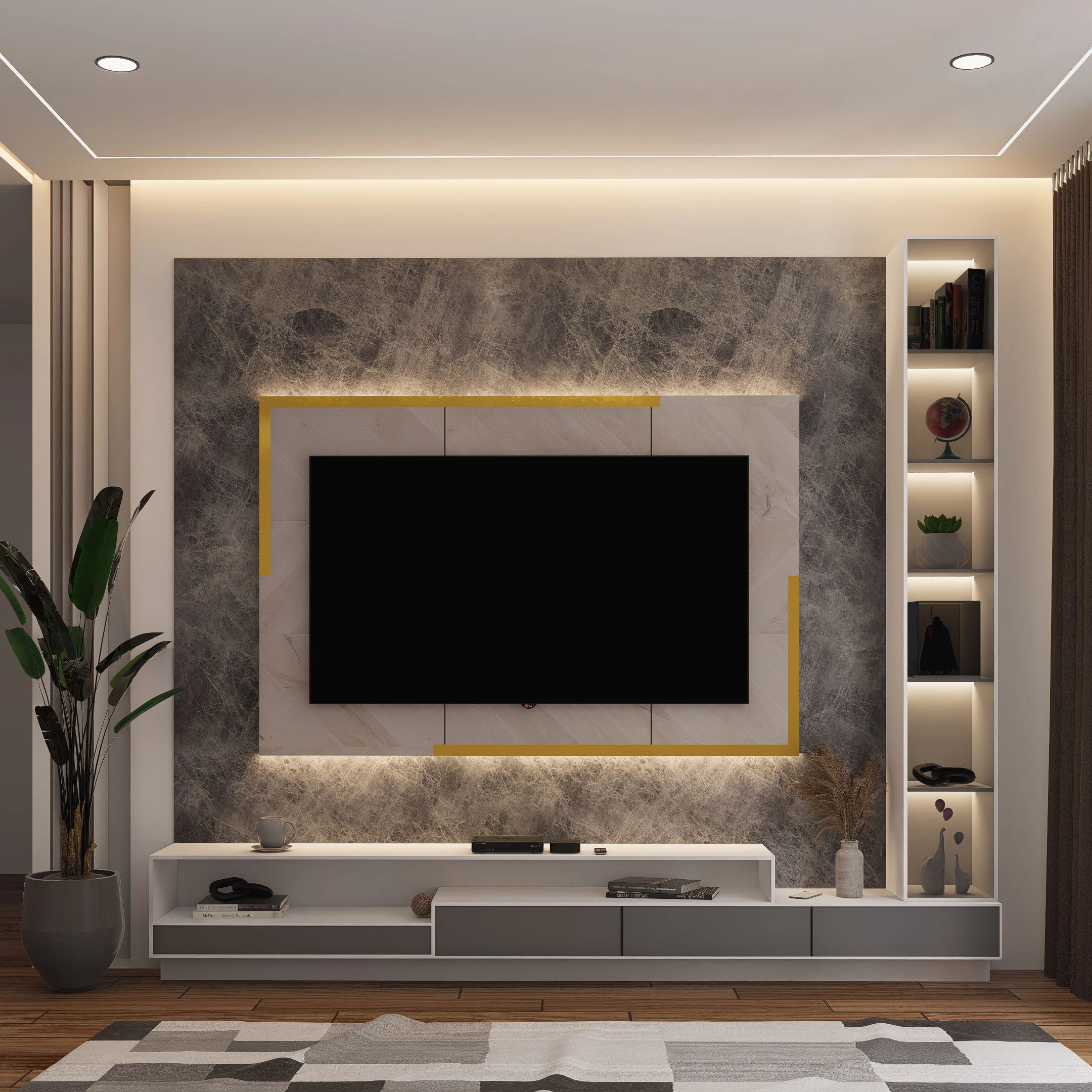 Bespoke media wall project, project 5
