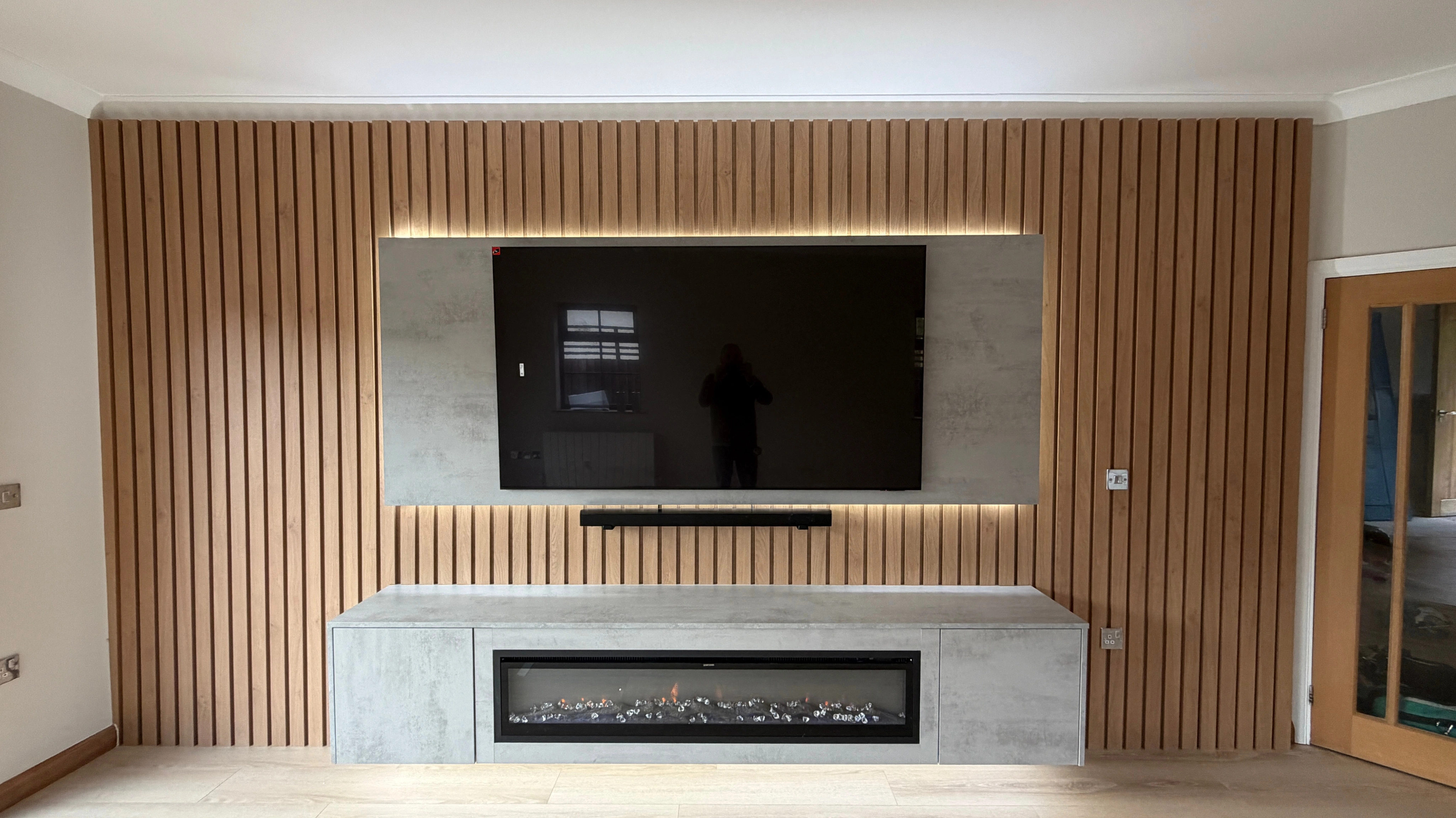 Bespoke media wall project, project 6