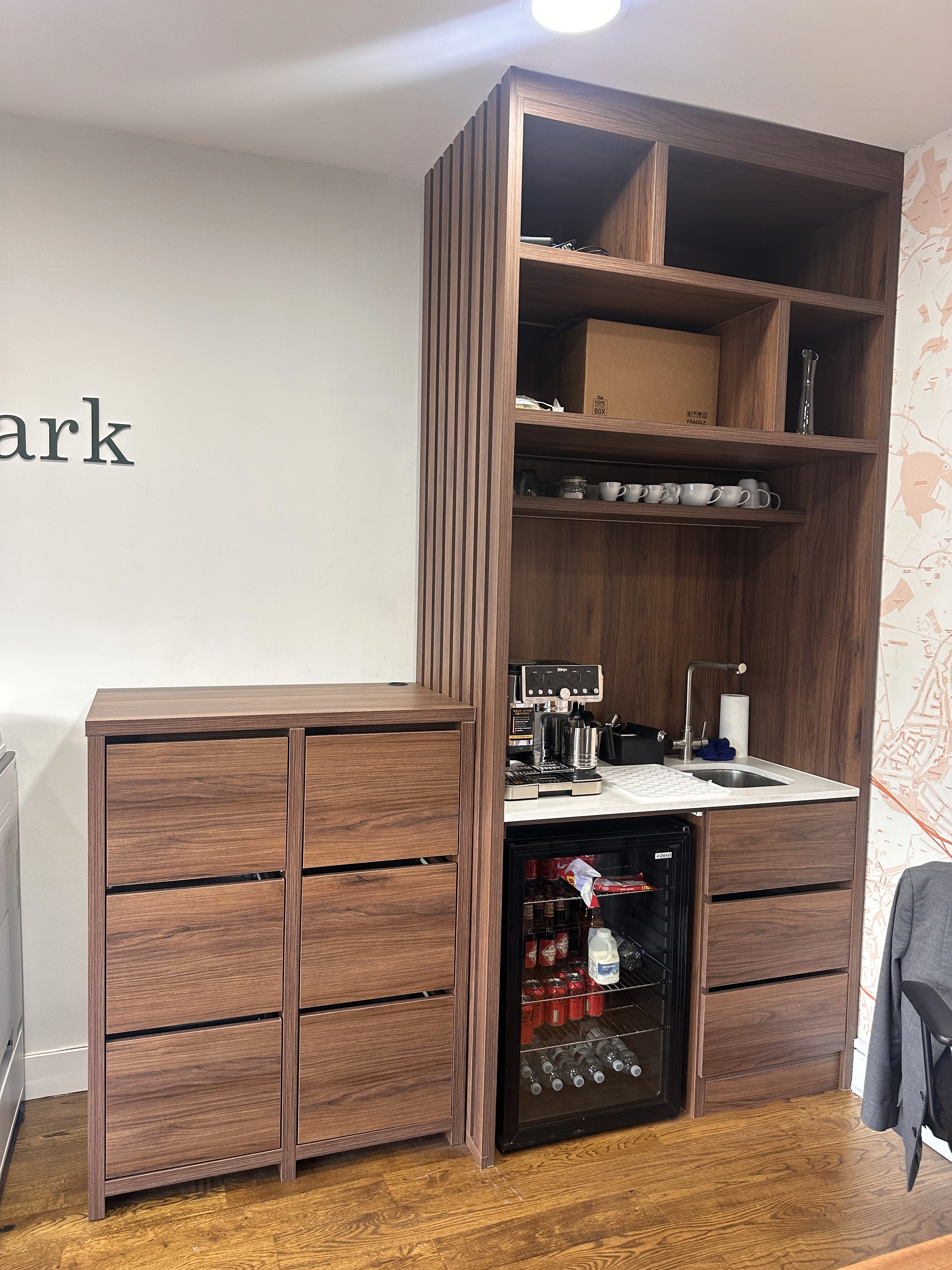 Bespoke fitted home office project, project 3
