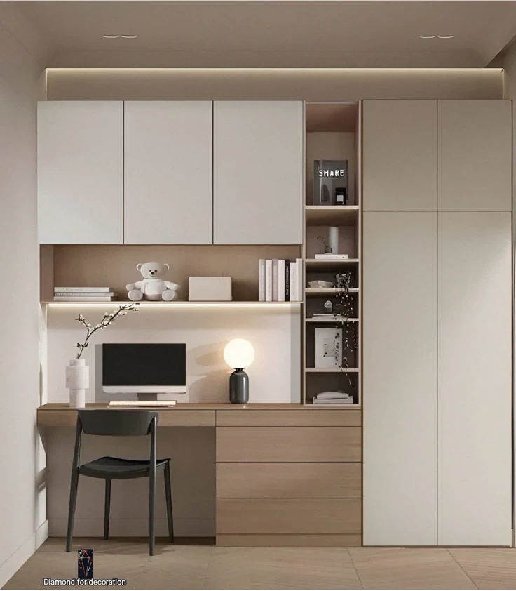 Bespoke fitted home office project, project 6