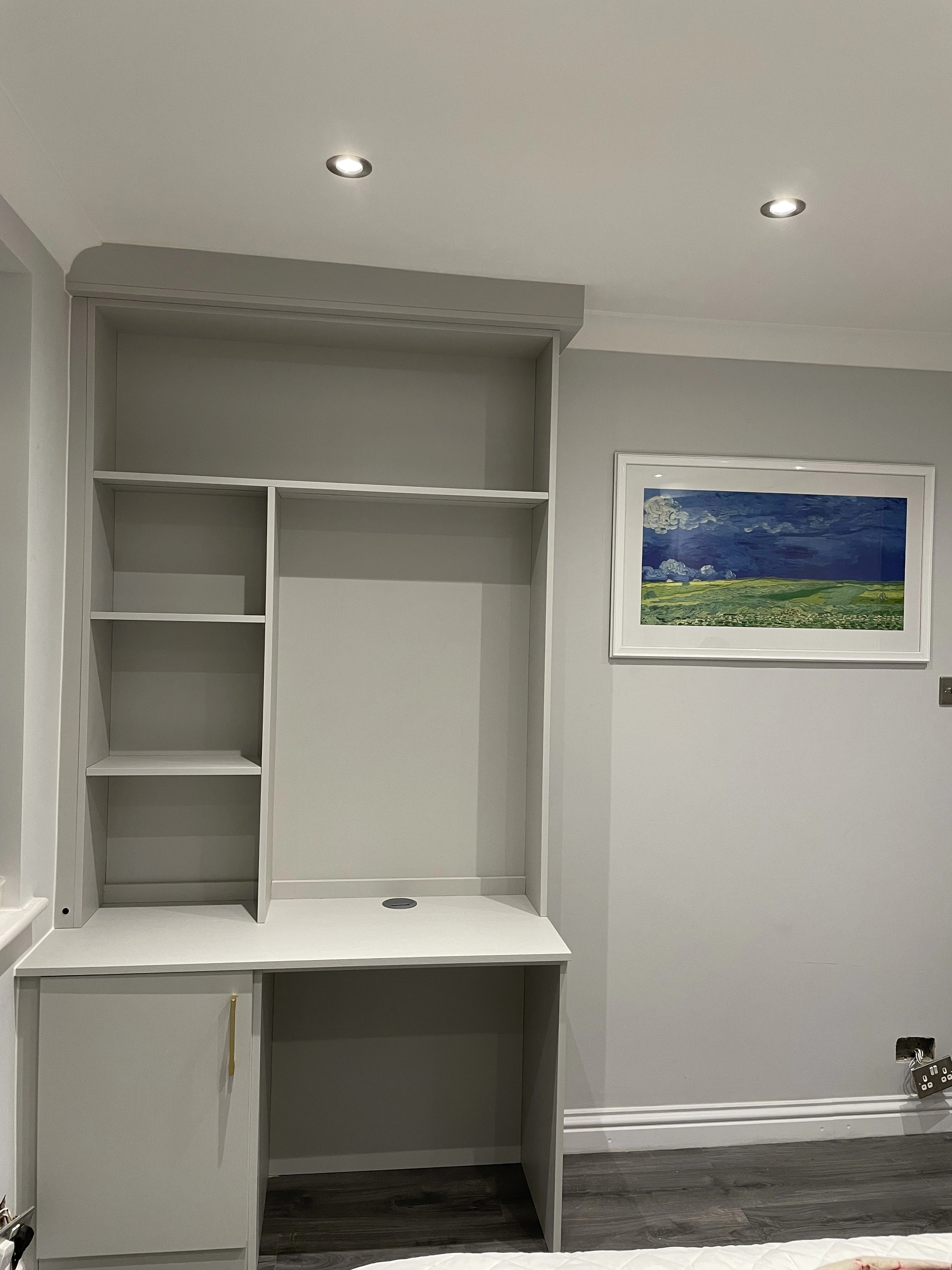 Bespoke fitted home office project, project 8