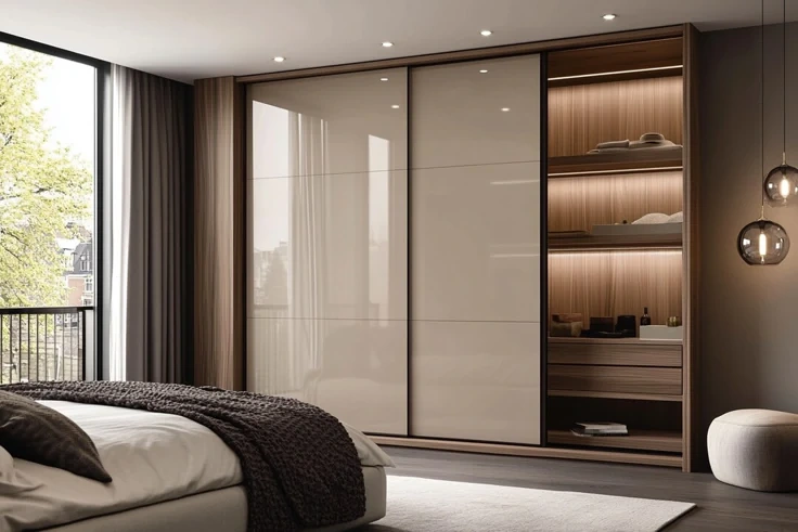 Bespoke sliding-door wardrobe project, project 5