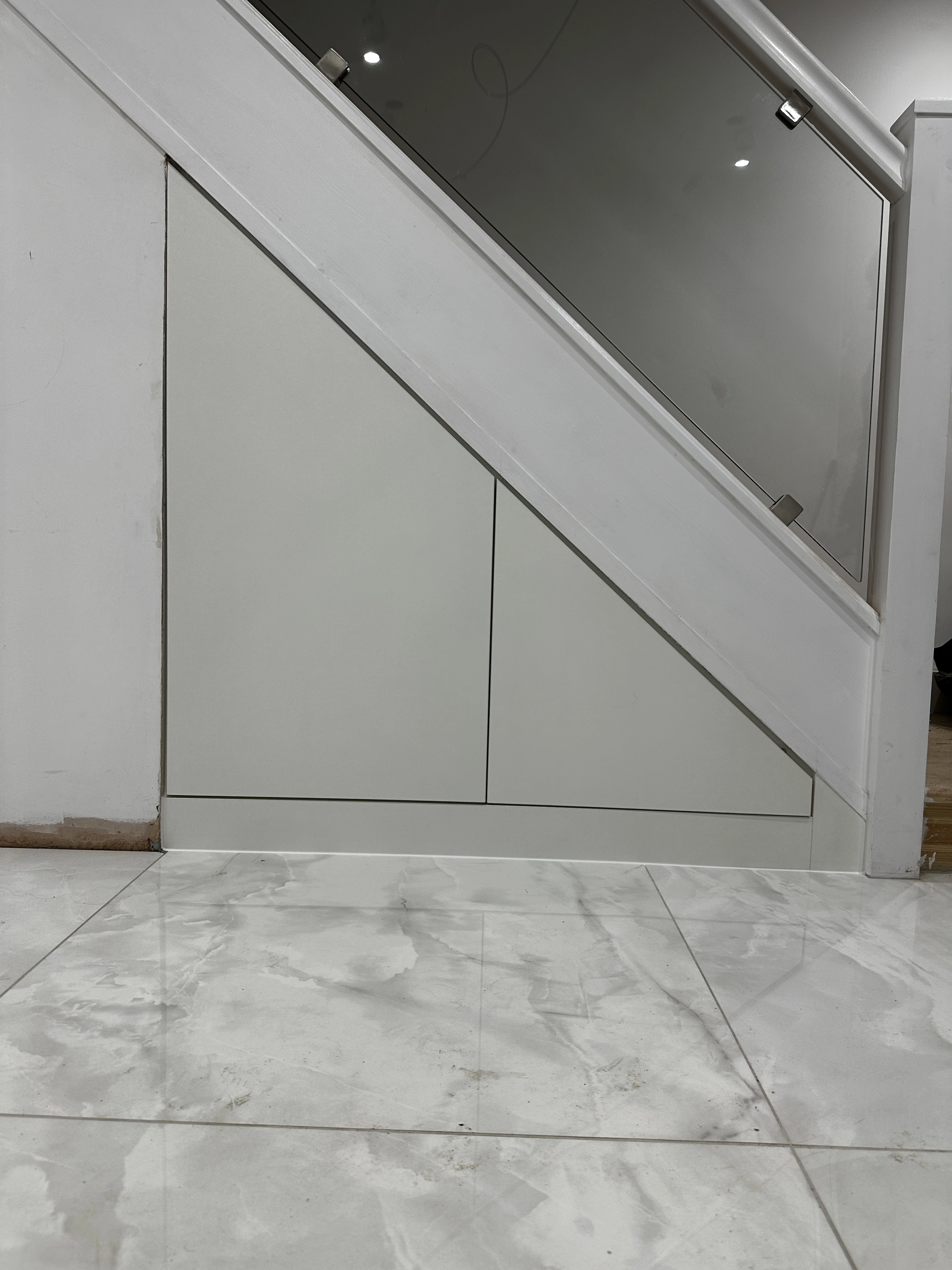 Bespoke under-stairs storage project, project 2