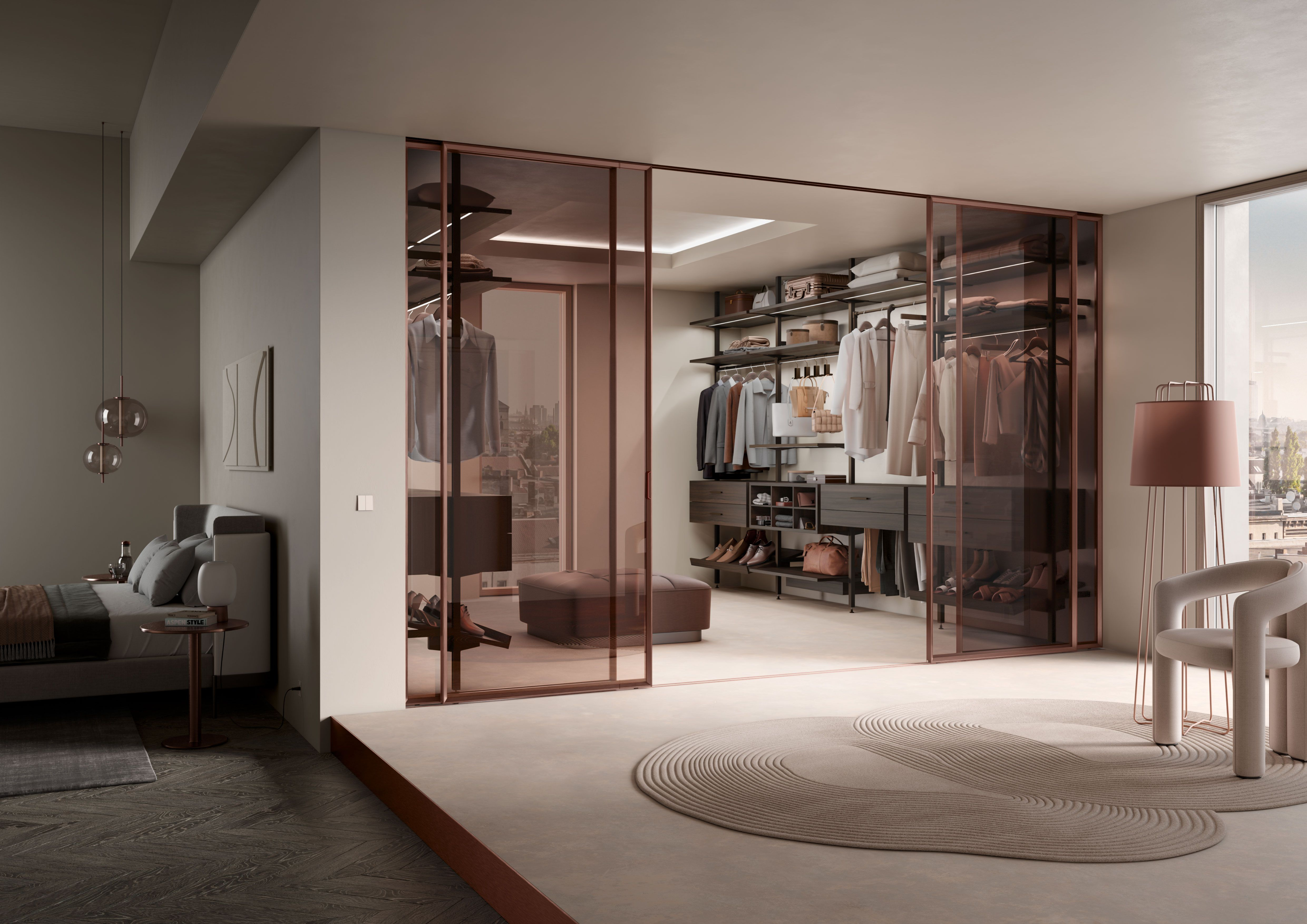 Wardrobe interior